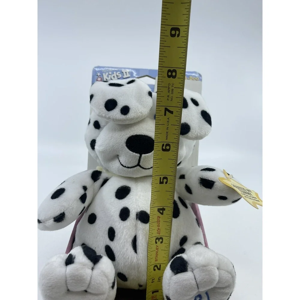 Kids 2 Peek-A-Boo PJ Puppy Dog Play To Learn Soft Toys Floppy Ears Dalmatian